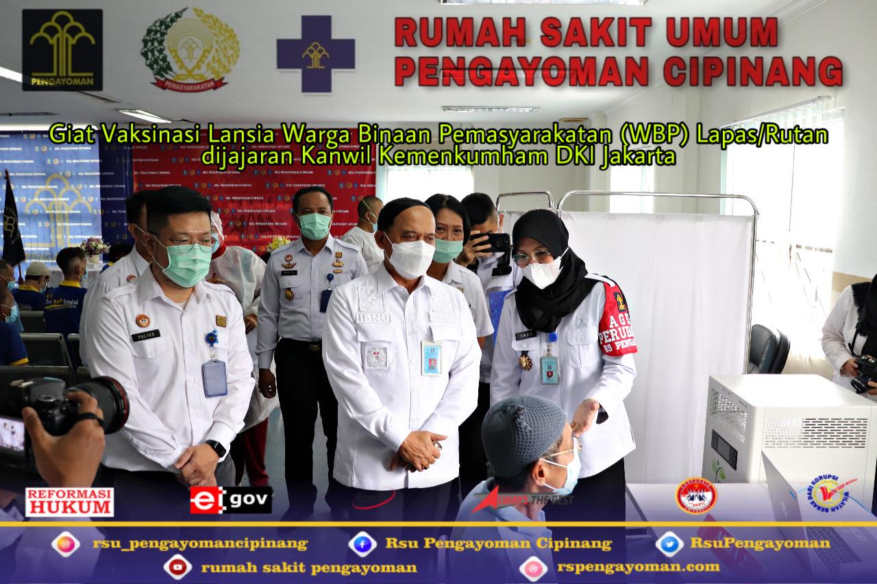 215 Orang WBP Lansia dari Lapas/Rutan Serbu RSU Pengayoman