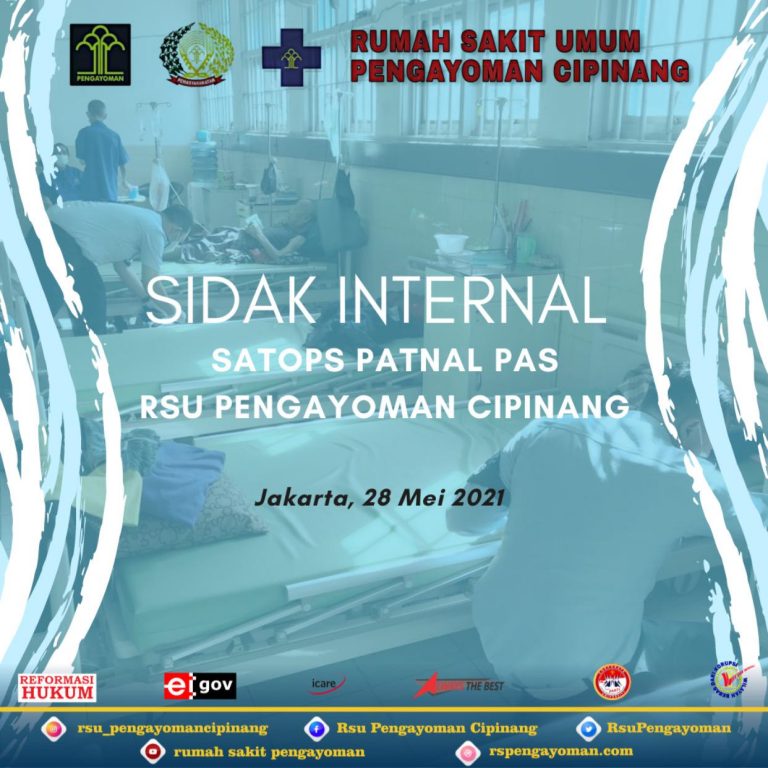Sidak Internal : ”SATOPS PATNAL PAS RSU PENGAYOMAN CIPINANG” Lakukan Penertiban dan Penggeledahan Ru