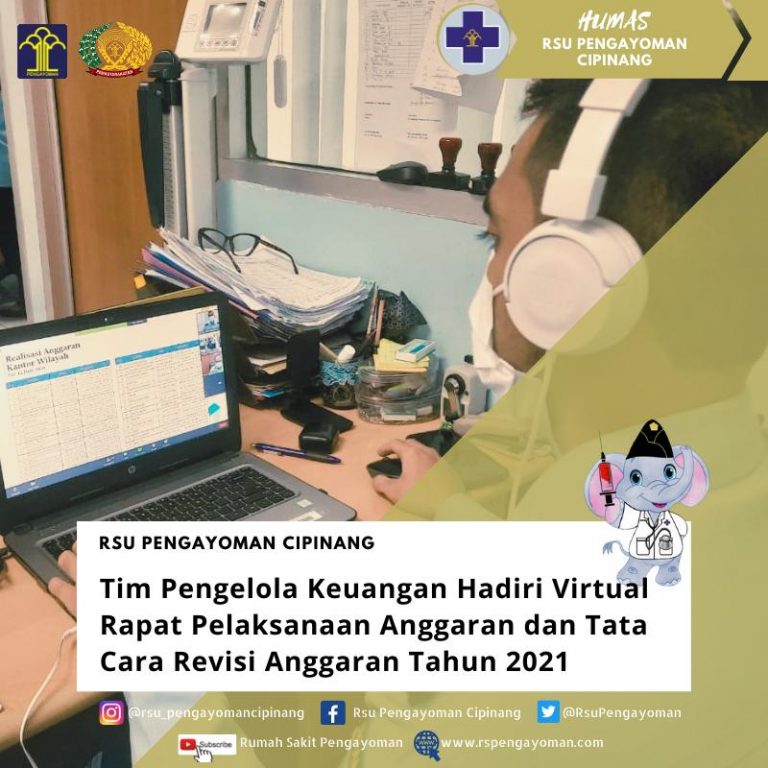 Tim Pengelola Keuangan Hadiri Virtual Rapat Pelaksanaan Anggaran dan Tata Cara Revisi Anggaran Tahun