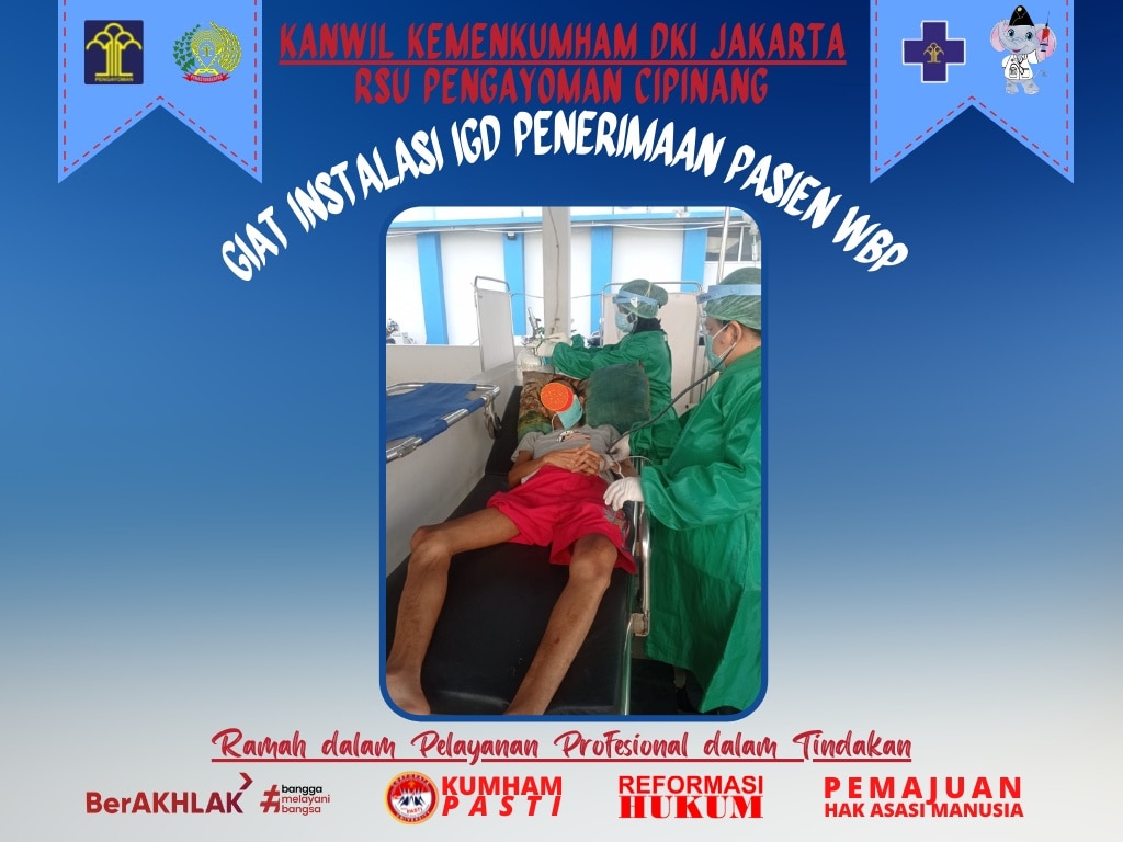 GIAT INSTALASI IGD PENERIMAAN PASIEN WBP