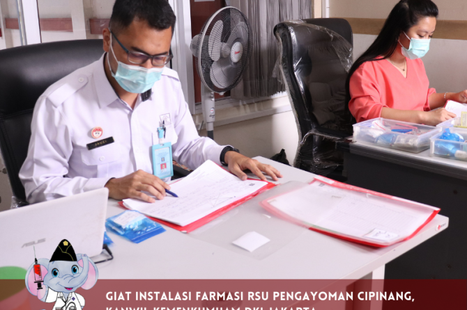 GIAT INSTALASI FARMASI RSU PENGAYOMAN CIPINANG, KANWIL KEMENKUMHAM DKI JAKARTA