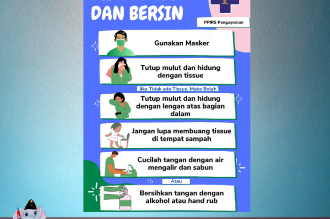 ETIKA BERSIN DAN BATUK OLEH PPIRS PENGAYOMAN CIPINANG KANWIL KEMENKUMHAM DKI JAKARTA
