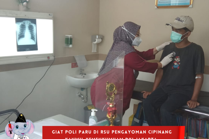 GIAT POLI MAWAR RSU PENGAYOMAN CIPINANG KANWIL KEMENKUMHAM DKI JAKARTA