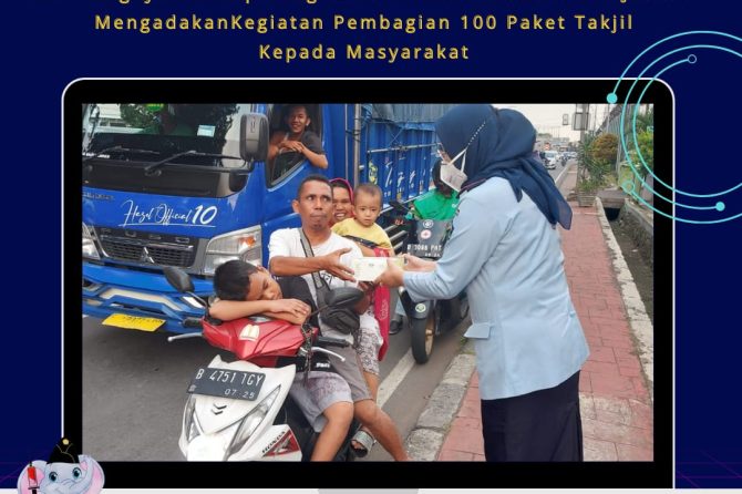 RSU PENGAYOMAN CIPINANG KANWIL KEMENKUMHAM DKI JAKARTA MENGADAKAN KEGIATAN PEMBAGIAN 100 PAKET TAKJI