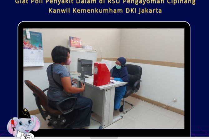 GIAT POLI INTERNA RSU PENGAYOMAN CIPINANG,KANWIL KEMENKUMHAM DKI JAKARTA