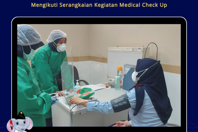 KEPALA RSU PENGAYOMAN CIPINANG KANWIL KEMENKUMHAM DKI JAKARTA MENGIKUTI SERANGKAIAN KEGIATAN MCU