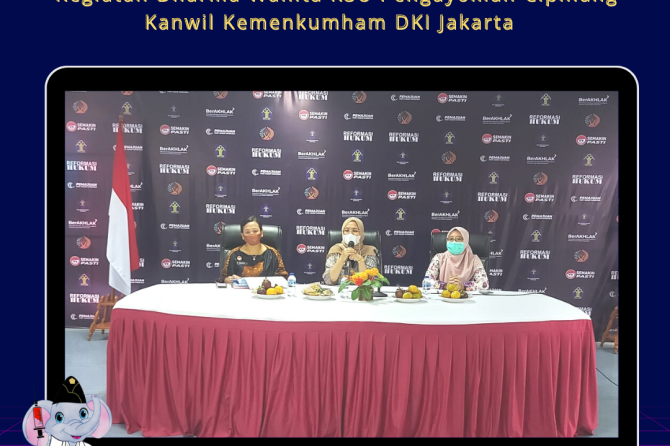 KEGIATAN DHARMA WANITA RS PENGAYOMAN CIPINANG,KANWIL KEMENKUMHAM DKI JAKARTA