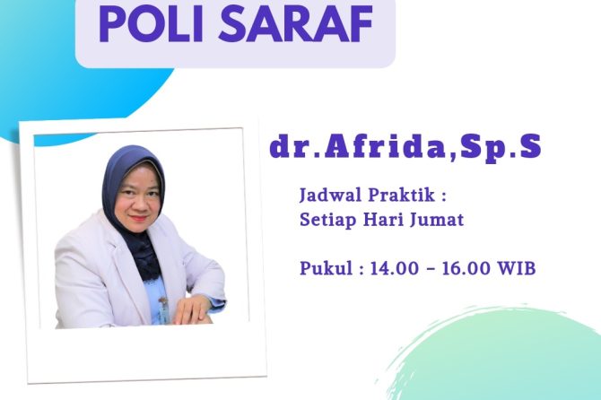 JADWAL LAYANAN POLI SARAF RSU PENGAYOMAN CIPINANG KANWIL KEMENKUMHAM DKI JAKARTA