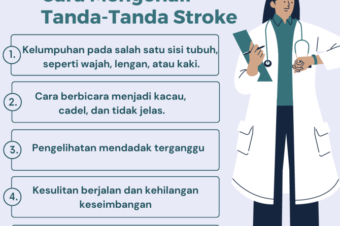CARA MENGENALI TANDA-TANDA PENYAKIT STROKE