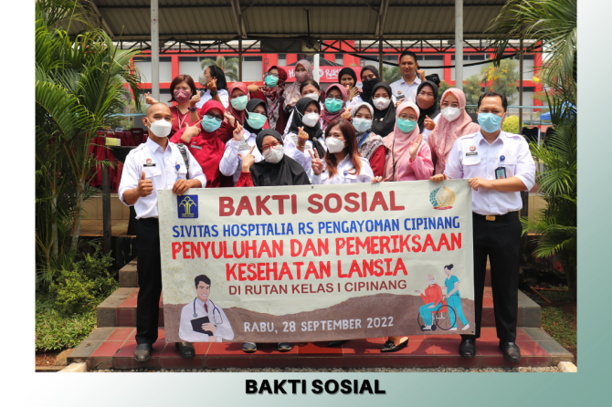 Kegiatan Bakti Sosial Sivitas Hospitalia RSU Pengayoman Cipinang Penyuluhan dan Pemeriksaan Lansia d