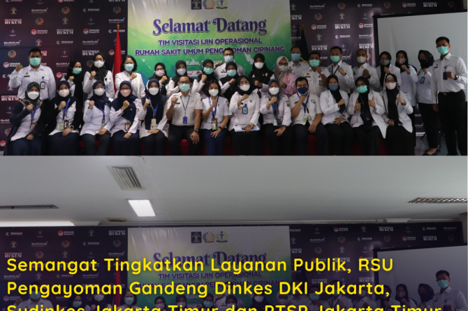 Semangat Tingkatkan Layanan Publik, RSU Pengayoman Gandeng Dinkes DKI Jakarta, Sudinkes Jakarta Timu