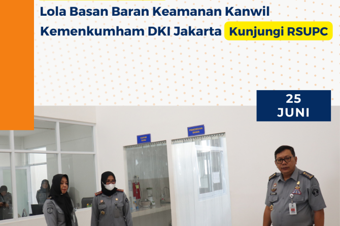 Monev Instalasi Gizi, Kabid Yantah Keswat Lola Basan Baran Keamanan Kanwil Kemenkumham DKI Jakarta K