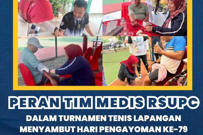 Peran Tim Medis RSU Pengayoman Cipinang dalam Turnamen Tenis Lapangan Menyambut Hari Pengayoman ke-7