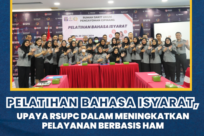 Pelatihan Bahasa Isyarat, Upaya RSU Pengayoman Cipinang dalam Meningkatkan Pelayanan Berbasis HAM