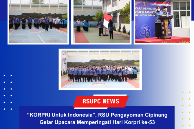 “KORPRI Untuk Indonesia”, RSU Pengayoman Cipinang Gelar Upacara Memperingati Hari Korpri ke-53