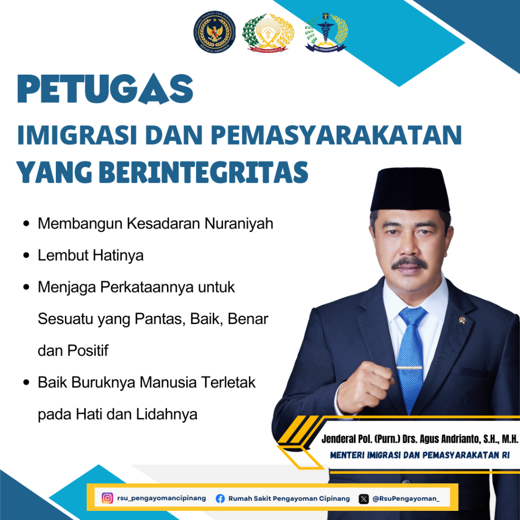 PETUGAS IMIGRASI DAN PEMASYARAKATAN YANG BERINTEGRITAS