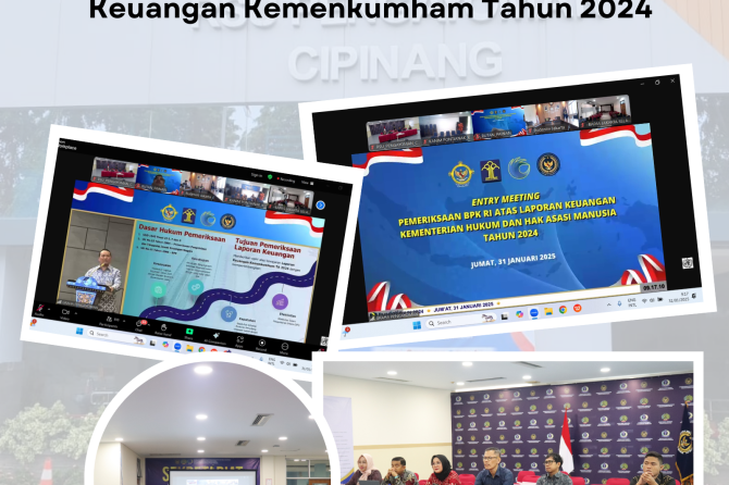 RSU Pengayoman Cipinang Mengikuti Entry Meeting Pemeriksaan BPK RI Atas Laporan Keuangan Kemenkumham
