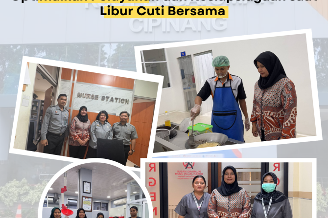 Jajaran RSU Pengayoman Cipinang Tetap Optimalkan Pelayanan dan Kesiapsiagaan saat Libur Cuti Bersama