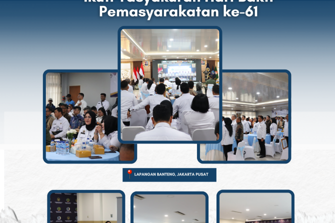 Semangat Baru Untuk Pemasyarakatan, RSU Pengayoman Cipinang Ikuti Tasyakuran Hari Bakti Pemasyarakat
