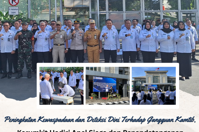 Peningkatan Kewaspadaan dan Deteksi Dini Terhadap Gangguan Kamtib, Karumkit Hadiri Apel Siaga dan Pe
