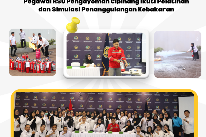 Tingkatkan Keterampilan Tanggap Darurat Bencana Kebakaran, Pegawai RSU Pengayoman Cipinang Ikuti Pel