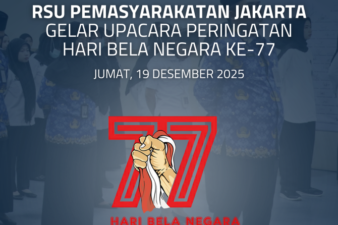 RSU Pemasyarakatan Jakarta Gelar Upacara Peringatan Hari Bela Negara ke-77