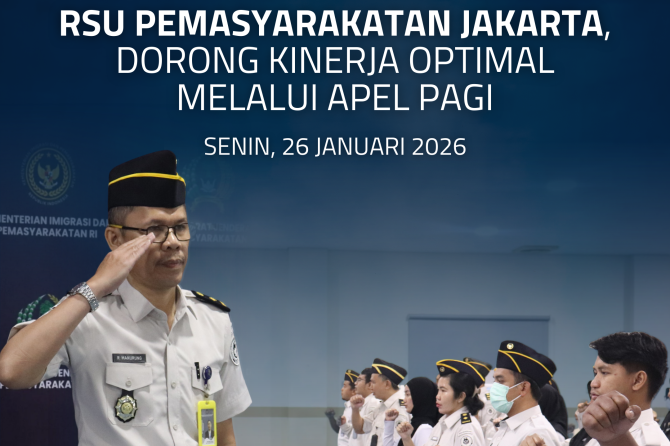 RSU Pemasyarakatan Jakarta, Dorong Kinerja Optimal melalui Apel Pagi