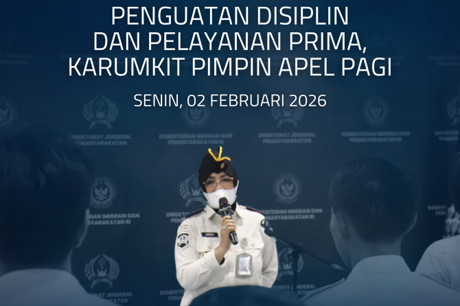Penguatan Disiplin dan Pelayanan Prima, Karumkit Pimpin Apel Pagi