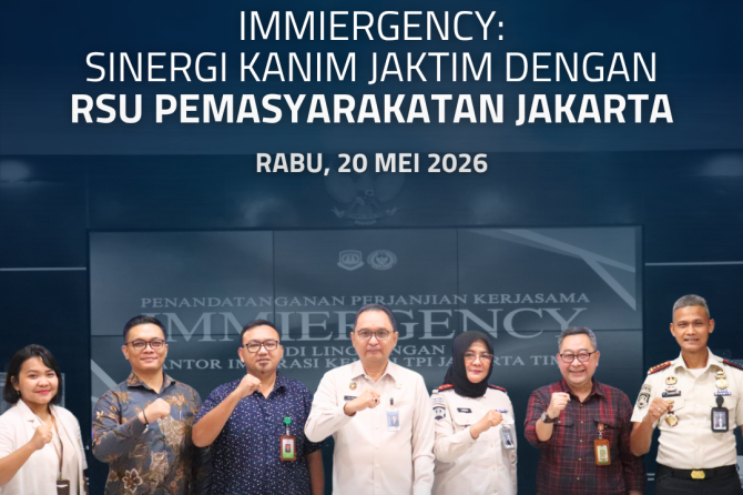 IMMIERGENCY: Sinergi Kanim jaktim dengan RSU Pemasyarakatan Jakarta