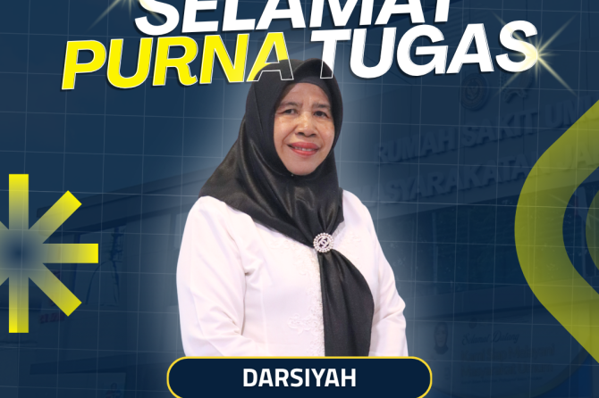 Selamat memasuki masa purna tugas Ibu Darsiyah insan terbaik RSU Pemasyarakatan Jakarta.